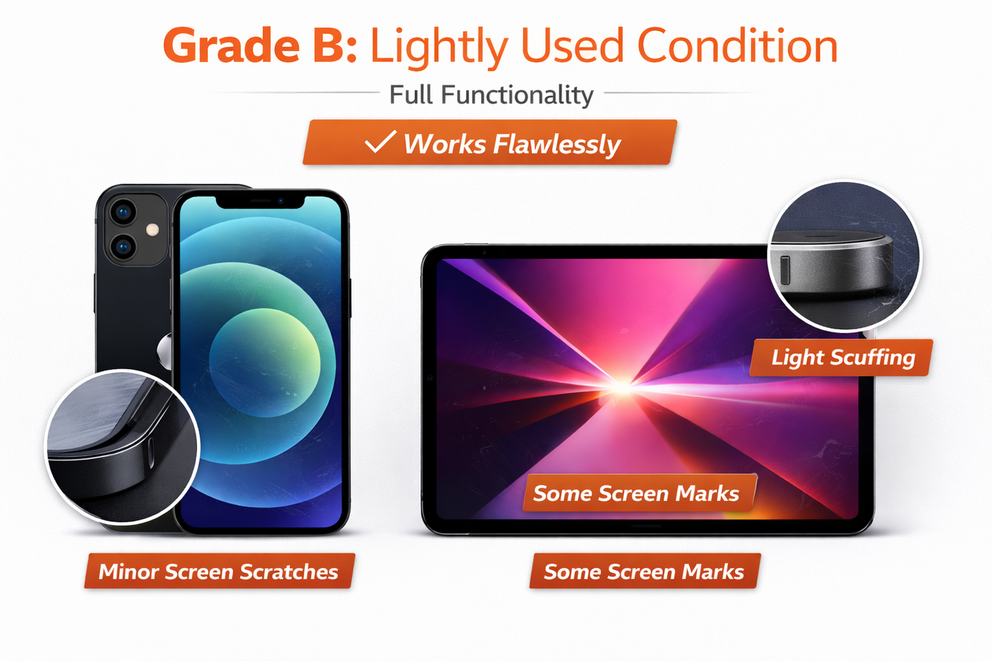 iPad 9th Generation - 64GB (SPACE GRAY) - GRADE B #3434